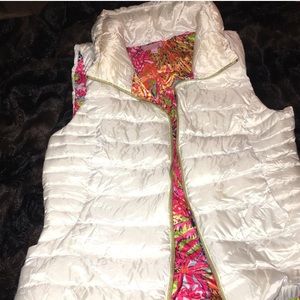 This is the Lily Pulitzer puffy vest.